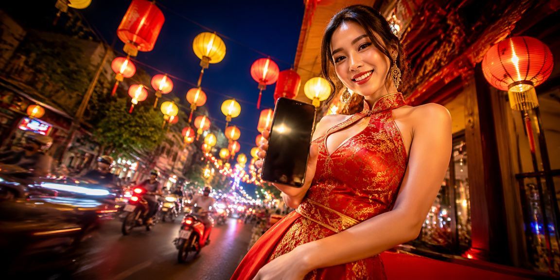 Người dùng đăng ký tài khoản và nhận ưu đãi chào mừng tại chợ đêm Huế