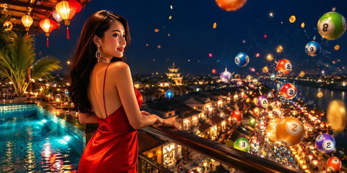 Người chơi xổ số và cá cược tại chợ đêm Huế